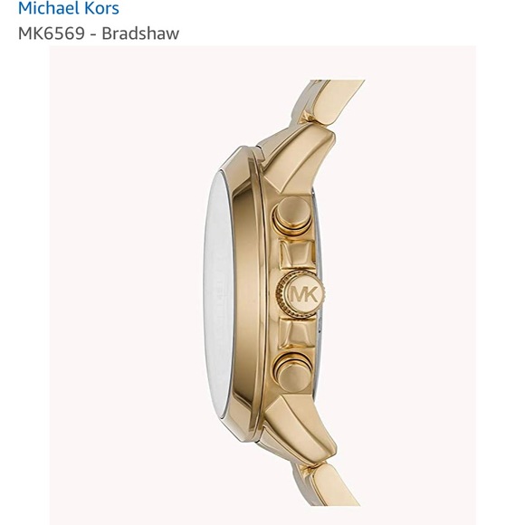 SOLD 💯NEW Michael Kors Watch Bradshaw Gold Stainless - Picture 2 of 10